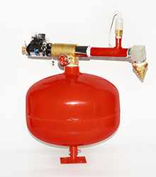 Hanging type of fm200 automatic fire suppression system